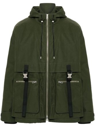 Loewe Parka impermeabile con cappuccio - Verde