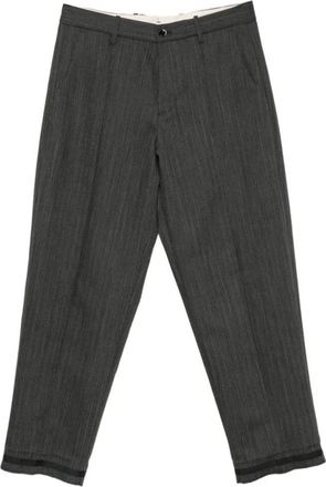 Nine In The Morning Gestreepte pantalon - Heren - Broeken - Grijs - Maat: XL Leer