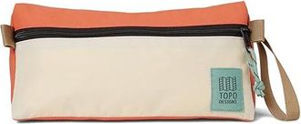 Topo Designs Dopp Kit Toiletries Case Almond/Emberglow, Nylon