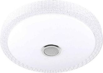 Fabrilamp Fabrilamp - Plafon 72w Zaid 3000-4000-6500k Rgb Blan/transp Buetooth 10x50x50 Cm Remoto,reg.int.memoria.altavoz 5760lm
