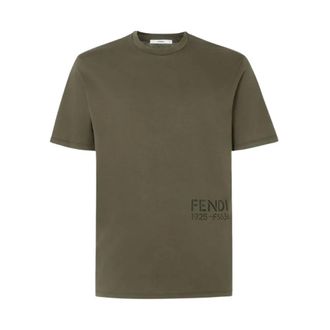 Fendi Heren, Tops, Groen, Maat: M