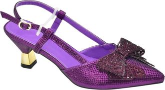 Generic Matching Shoes And Bag Sets Decorated With Rhinestone Designer Shoes For Women High Heels