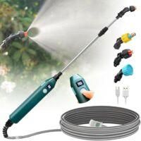 OEM Pulverizador El&eacute;ctrico De Jard&iacute;n De 5 V, Pulverizador El&eacute;ctrico, Pulverizador Con Lanza Telesc&oacute;pica, Pulverizador A Presi&oacute;n Con 3 Boquillas Y Manguera