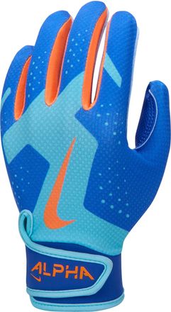 Nike Alpha 2.0 Kids T-Ball Batting Gloves in Blue | N1012190-470
