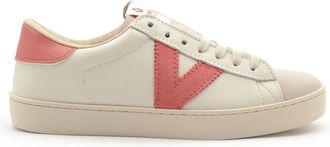 Victoria Leren Sneakers met Crosta Neus - Dames - Sneakers - Wit - 36 EU - Leer - Schoenen