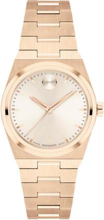Movado Bold Quartz Gold Dial Ladies Watch 3601293