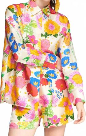 Vilagallo Mariela Floral Bermuda Shorts In Multi