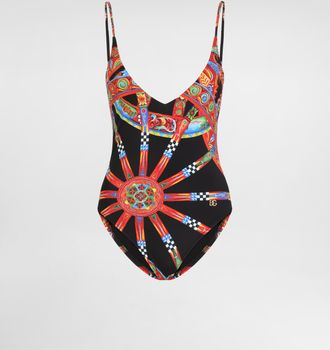 Dolce & Gabbana Intero Scollato - Woman Swimwear Multicolor 1