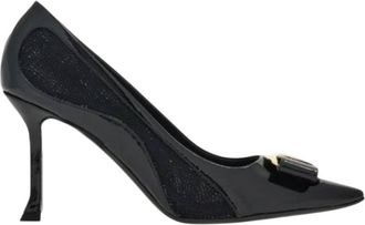 Ferragamo New Vara Mesh Insert Pumps, Size 4.5 D