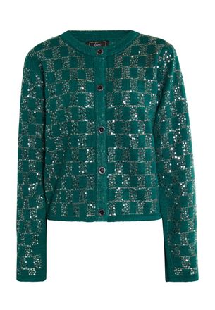 Faina Vest Dames Smaragdgroen