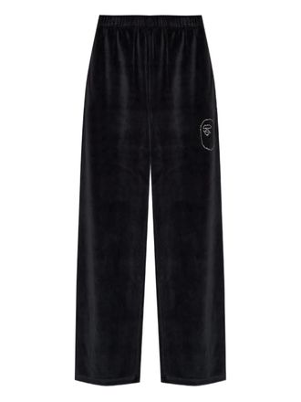 A Bathing Ape Broek verfraaid met stras - Zwart