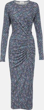 Isabel Marant Jelina floral printed jersey midi dress