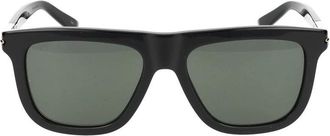 Gucci Zwart Grijs Zonnebril Stijlvol Model - Heren - Zonnebrillen - Zwart - 54 MM - Accessoires