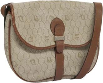 Dior Pre-owned Cross Body Bags, female, Beige, Size: ONE SIZE Pre-owned Plastic Shoulder Bag