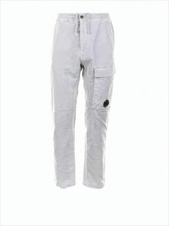 C.P. Company Relaxed-Fit Cargo Pants With Multiple Pockets And Circular Patch Detail