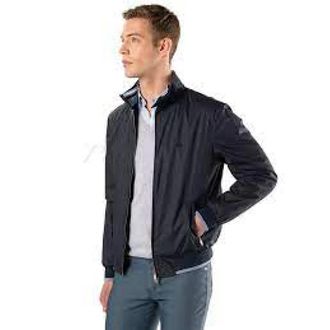 Harmont & Blaine Zomerjas - Heren - Zomerjassen - Blauw - L - Katoen - Jassen