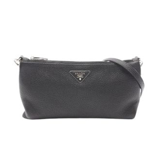 Prada Pre-owned Tri Leather Shoulder Bag - - Pre-owned - Donna - Nero - ONE SIZE