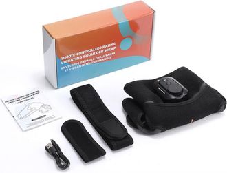 OEM Calentador De Hombros Inal&aacute;mbrico De 5000 Mah - 5 Modos De Masaje Y Calor Ajustable (45-65 &deg;c), Control Remoto E Imanes Integrados - Ulisem