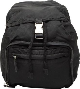 Prada Black Nylon Backpack (Pre-Owned)