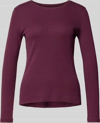 Christian Berg Longsleeve mit Rundhalsausschnitt in Kirsche, Größe L