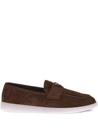 Prada suede loafers - Brown