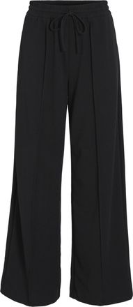 Vila Womens Viclua Hw Wide Pants-Noos Trousers, Black Beauty, XS