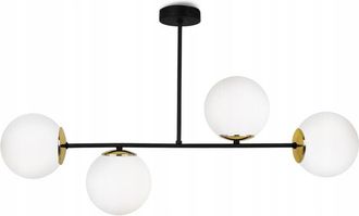 OEM L&aacute;mpara De Techo Colgante L&aacute;mpara De Arco Loft Elegante Bolas De Cristal Blanco