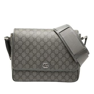 Gucci Pre-owned Cross Body Bags, female, Gray, Size: ONE SIZE Pre-owned Vintage Crossbody Bag