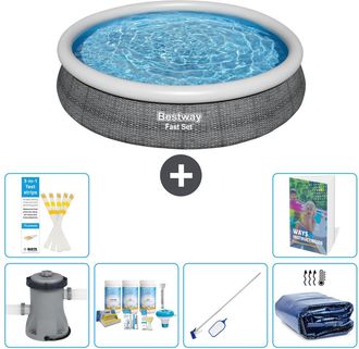 Bestway Piscina Bestway Fast Set Redonda - 366x76 Cm - 7-piezas S267