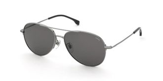 Lozza SL2444 Gubbio 7 0509 Mens Sunglasses Silver Size 60