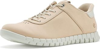 Ecco Gruuv Lite Easy Slip Lace Sneakers Womens Shoes Nature/White : EU 42 (US Womens 11-11.5) M, Leather