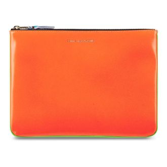Comme Des Gar&ccedil;ons Wallets & Cardholders, unisex, Orange, Size: ONE SIZE Super Fluo Zip Wallet