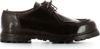 Officine Creative Leather Lace-Up Shoes with Leather Sole