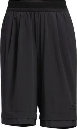 adidas (WMNS) adidas Casual Drawstring Waist Solid Color Sports Shorts Asia Sizing Black HE9962