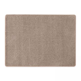 Oviala Alfombra rectangular de polipropileno de 200x290 cm en topo