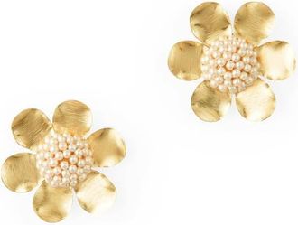 Deepa Gurnani Curie Earrings in Gold at Nordstrom