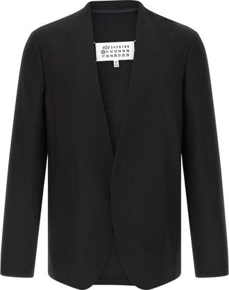 Maison Margiela Minimal Jacket - Heren - Business blazers - Zwart - M - Katoen - Kostuums