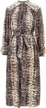 Isabel Marant Luada silk long dress Woman 38