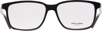 Saint Laurent Demo Rectangular Mens Eyeglasses SL 458 004 58
