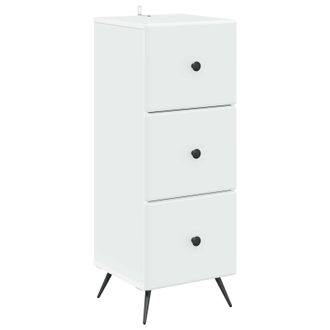 vidaXL Cajonera 33 X 34,5 X 90 Cm Madera De Ingenier&iacute;a Vidaxl