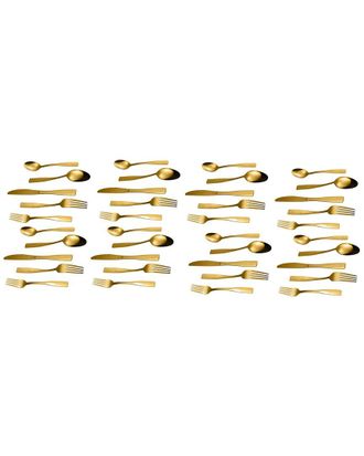 J&V Textiles 40pc Stainless Steel Silverware Set