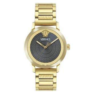 Versace V-Helix Quartz Black Dial Mens Watch VE9G00524