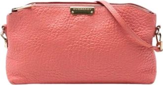 Burberry Pre-owned Cross Body Bags, female, Pink, Size: ONE SIZE Pre-owned Chichester Cross Body Bag