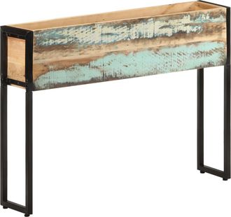 vidaXL Jardinera De Madera Maciza Reciclada 90x20x68 Cm Vidaxl
