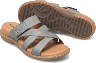 Born Womens Shawna Sandal In Light Blue