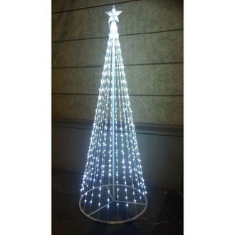 GTR Albero di natale style basic 576 led H2mt bianco freddo - Salone