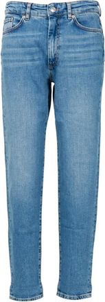 Sportmax Sport Max Jeans Licht denim - Dames - Loose Fit Jeans - Blauw - W29 - Denim - Jeans