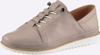 Andrea Conti Slipper ANDREA CONTI, Damen, Gr. 36, taupe, Glattleder, Leder, Rindsleder, Schuhe Slipper