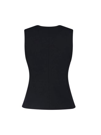Calvin Klein Womens Top Black Polyester