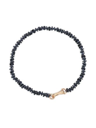 Walters Faith matte hematite beaded bracelet - Black